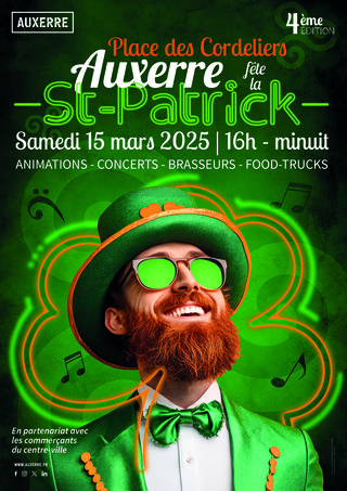 affiche saint patrick 2025