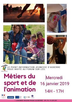 Affiche forum sport et animation