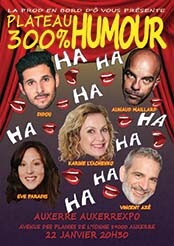 plateau 300% humour affiche