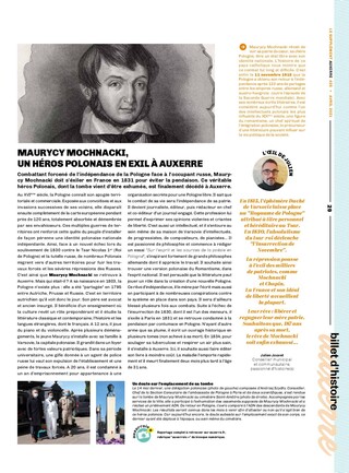 Page Auxerrois Magazine - Maurycy Mochnacki
